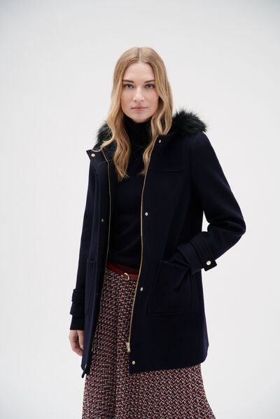 manteau orlando bleu marine femme