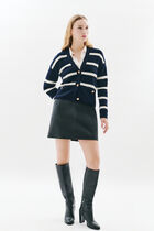 Mahe cardigan navy blue woman