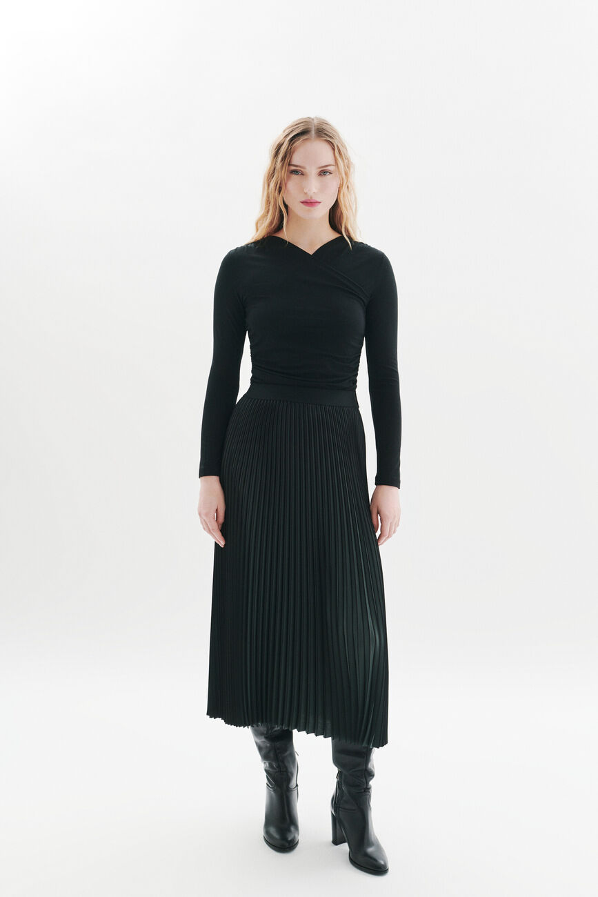 Jupe joella vert kaki femme