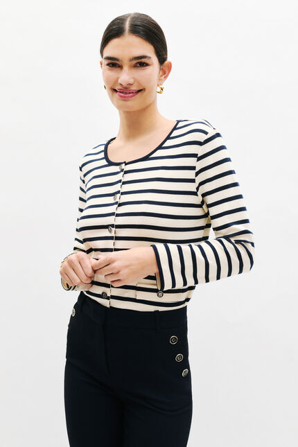 Pantalón Pgaston azul marino mujer
