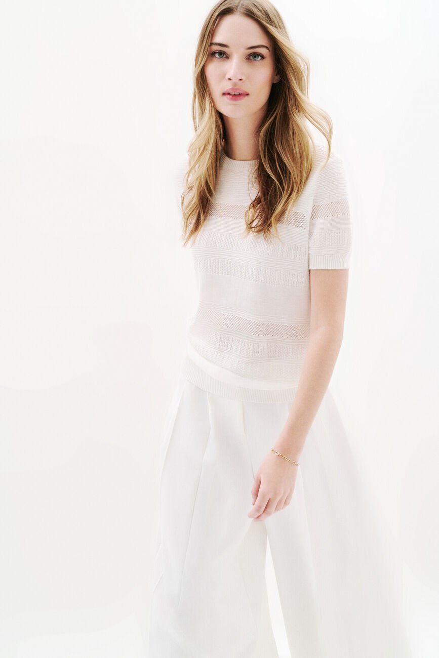 Pull Mdoris ecru femme