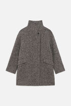 Gathieu coat taupe woman