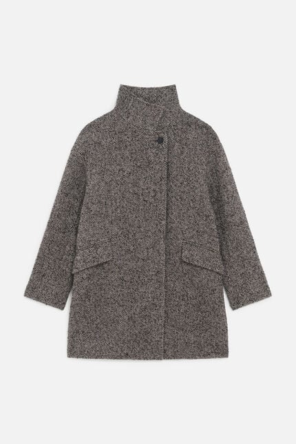 Gathieu coat taupe woman