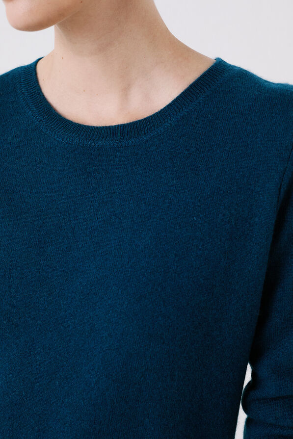 pull magda2 100 cachemire bleu canard femme Pull magda2 100 % cachemire bleu canard femme