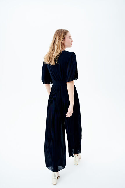 Combinaison paulette bleu marine femme