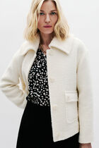 Giro coat ecru woman