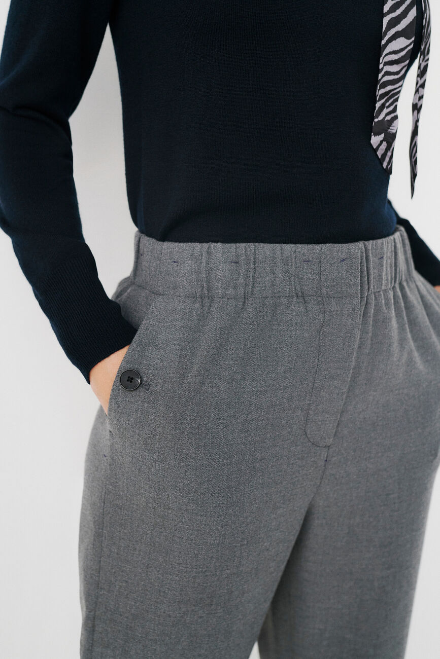 prestance trousers grey woman