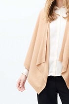 Hera 100% cashmere poncho camel woman