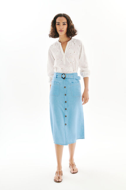 Rok Jemy denim stone vrouw