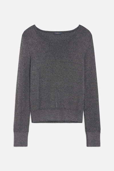 pull katia gris argent femme