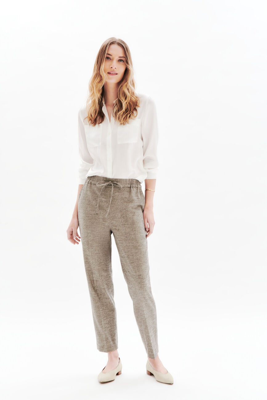 Pdanny trousers taupe woman