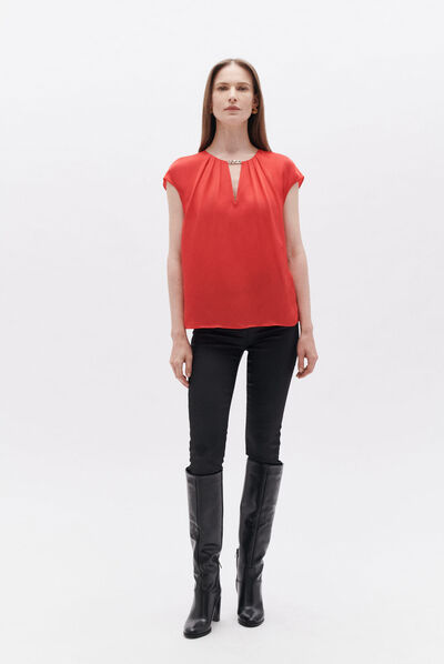 Blusa charlie vermelho mulher