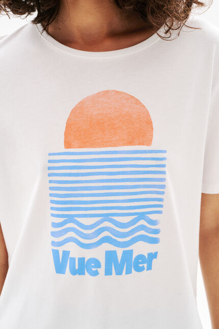 T-shirt Tim-Ocean ecru femme