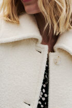 Giro coat ecru woman