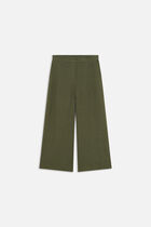 100% linen pandi trousers khaki green woman
