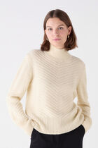 Mwilliam Made in Italy sweater ecru woman