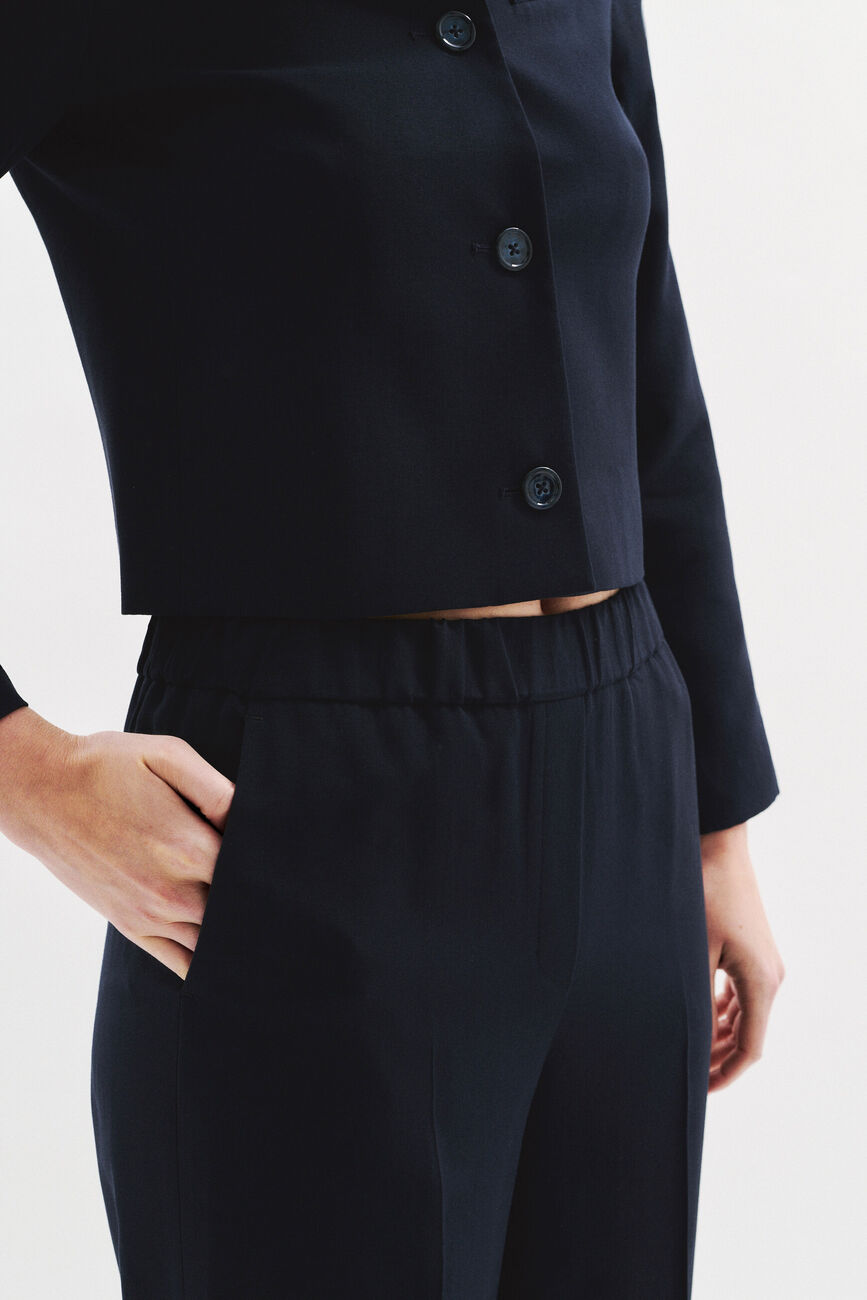 Pantaloni Pviaduc blu navy donna