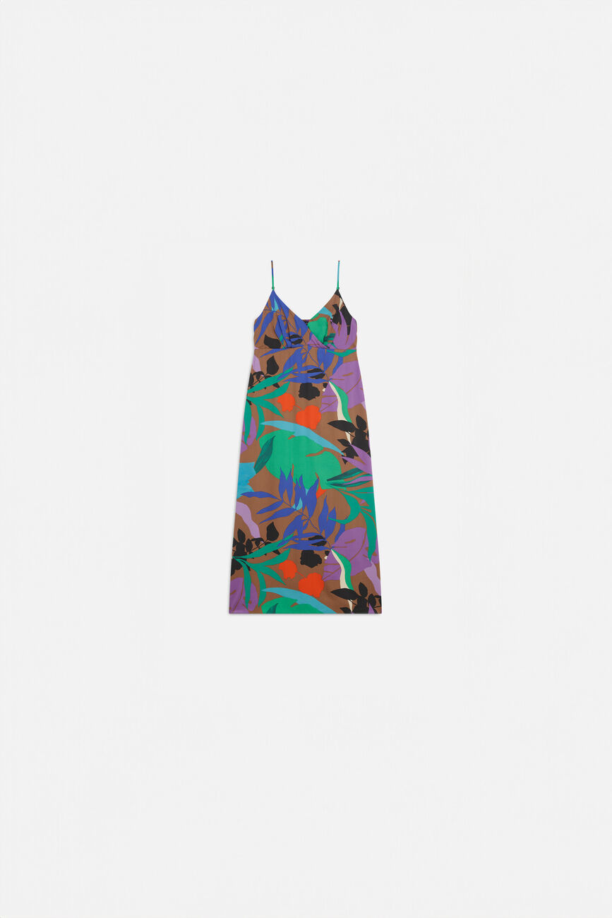 Robe romary vert menthe femme