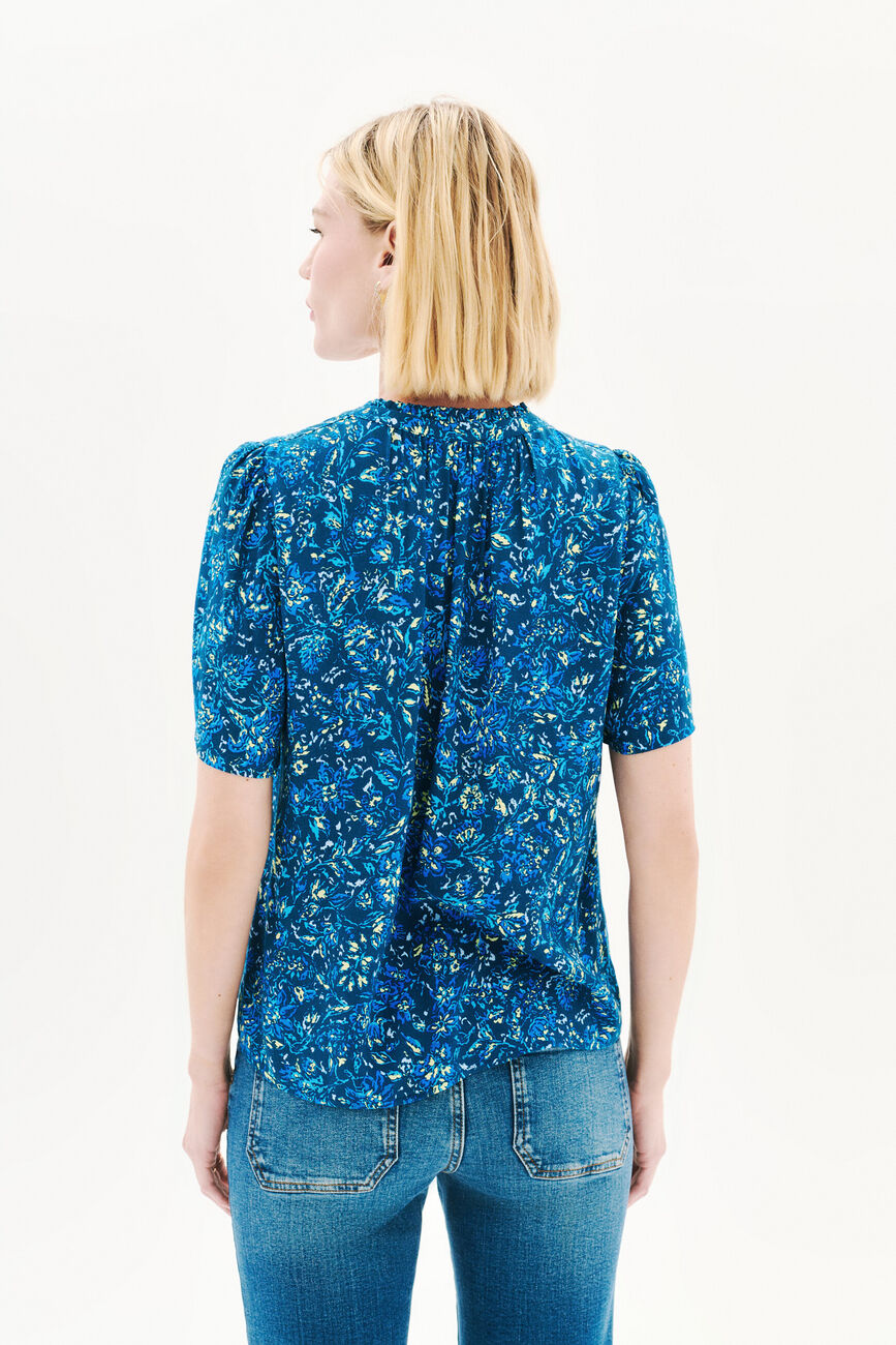 Blouse Chimen bleu marine femme