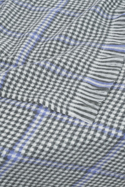 echarpe vera bleu roi femme