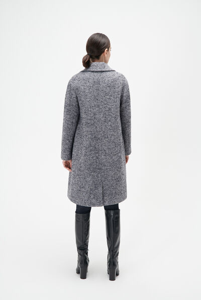 Jas Gusto marineblauw vrouw