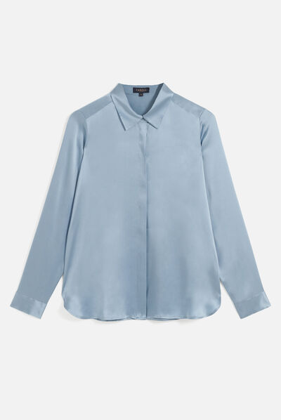 Camisa Cjamie1 azul céu mulher