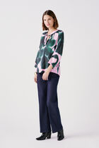 Clouna blouse dark green woman