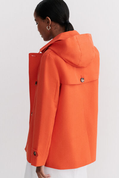 trench berlin b arancio donna