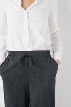 peinture3 pants dark grey woman