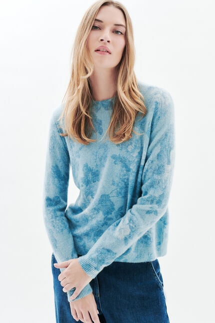 Pullover Mfabiola petrolblau damen
