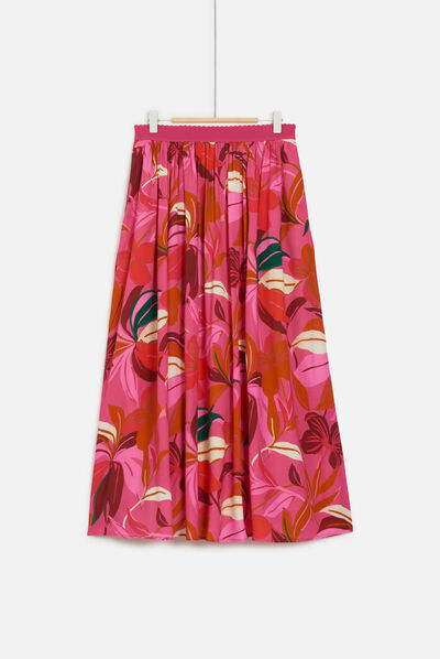 jupe cora pop rose fushia femme