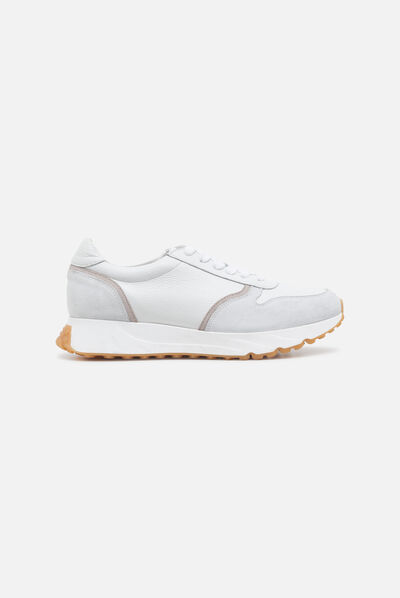 baskets abby ecru femme
