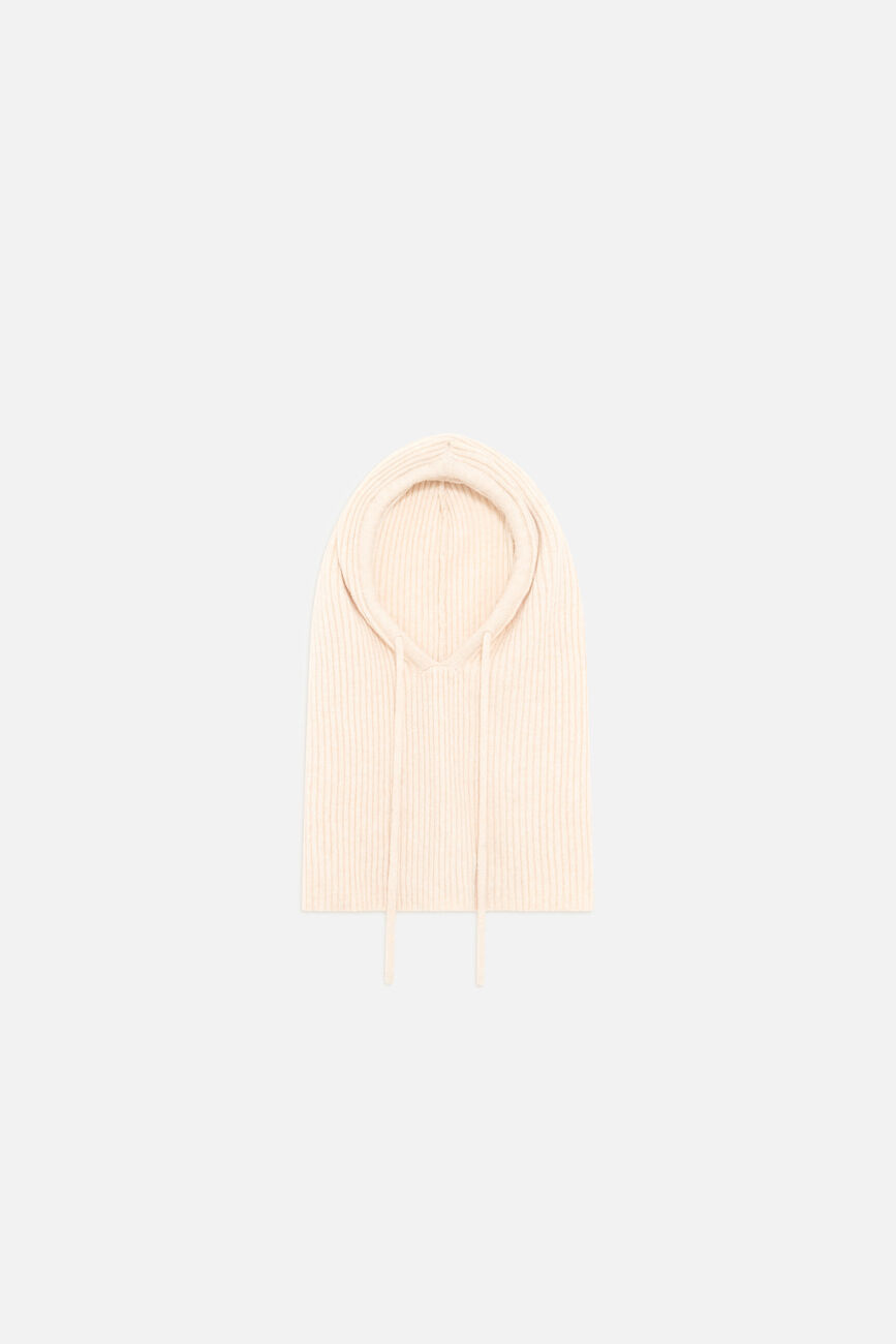 Cagoule Baclava light grey woman