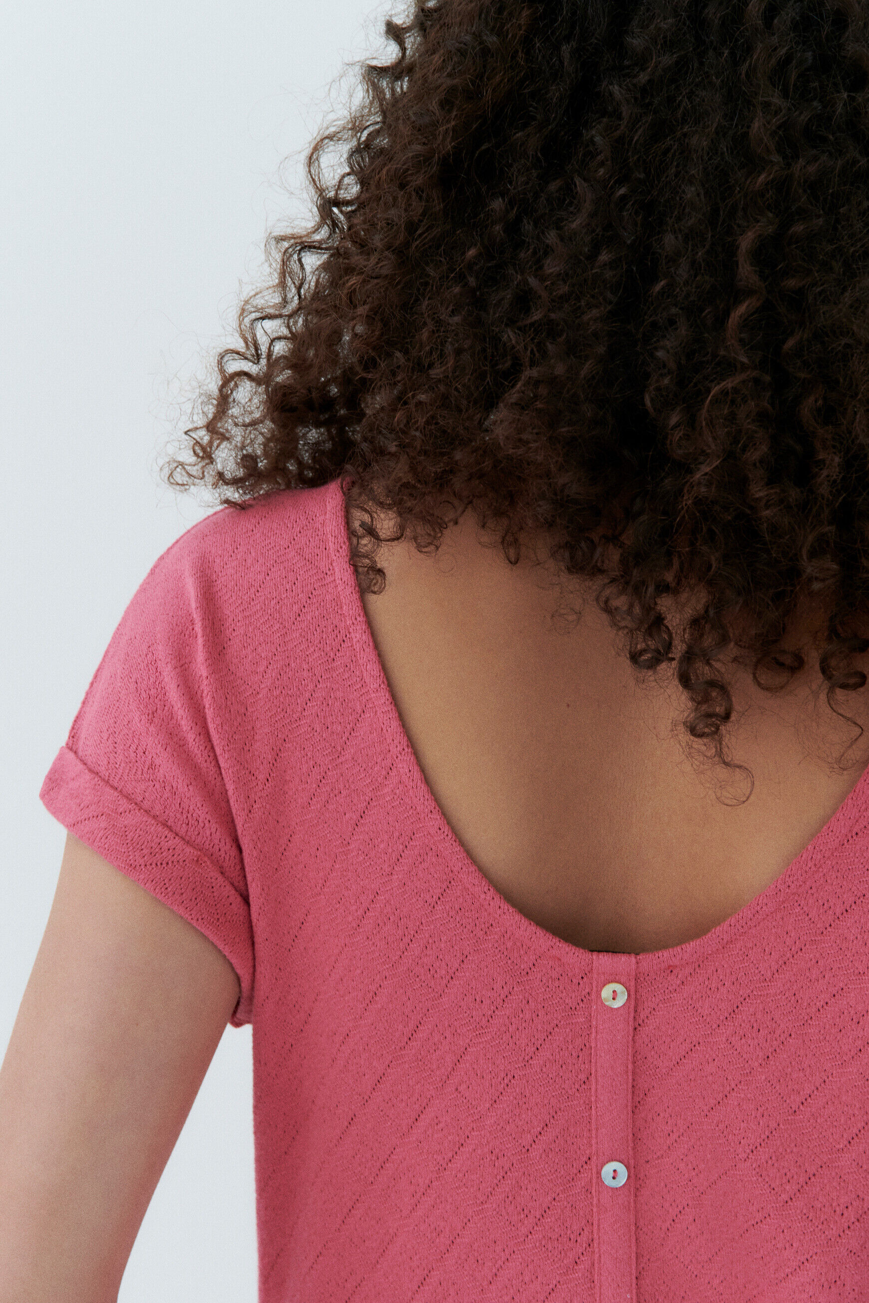 T-shirt toriane rouge fonce femme