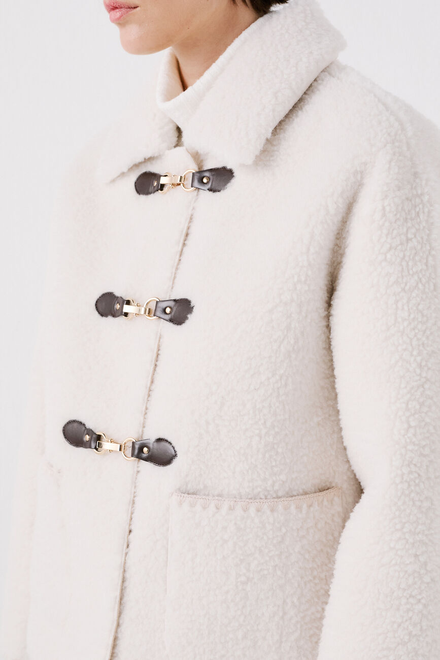 Gigogne coat ivory woman