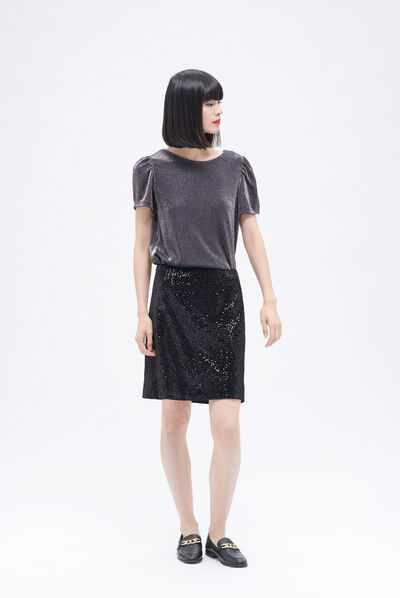 Jupe jafa noir femme
