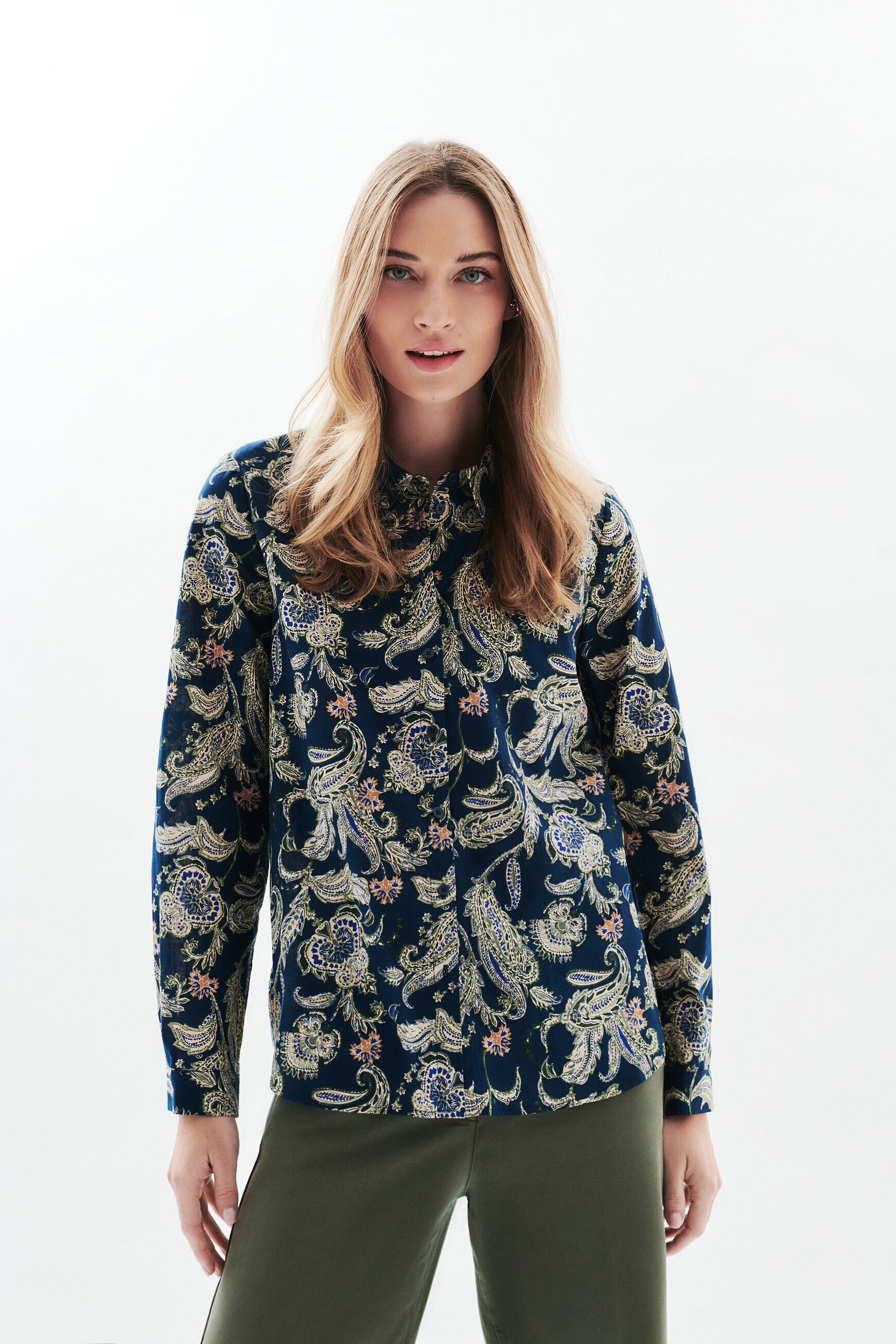 Chemise Jessica2 bleu marine femme