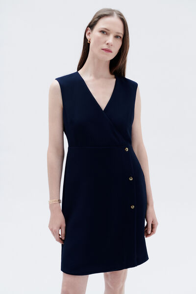Robe rosie bleu marine femme