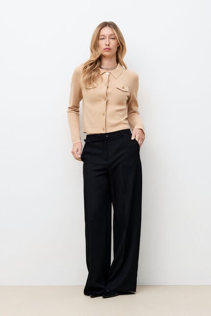 Trui Mflo lichtgrijs vrouw