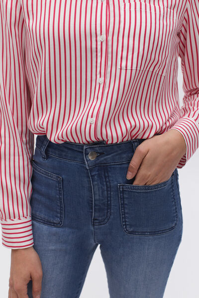pantalon helston denim stone femme