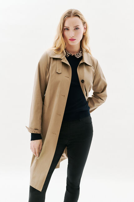 Trench Gelisol taupe mujer