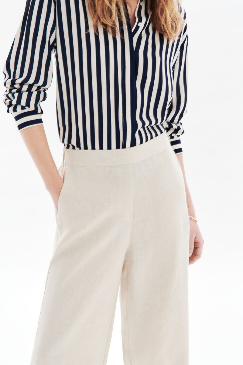 100% linnen Broek Pandi zand vrouw