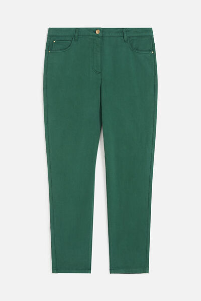 Pantalon ptonino vert fonce femme