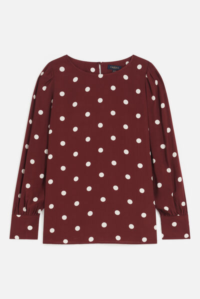 Blouse christy bordeaux femme
