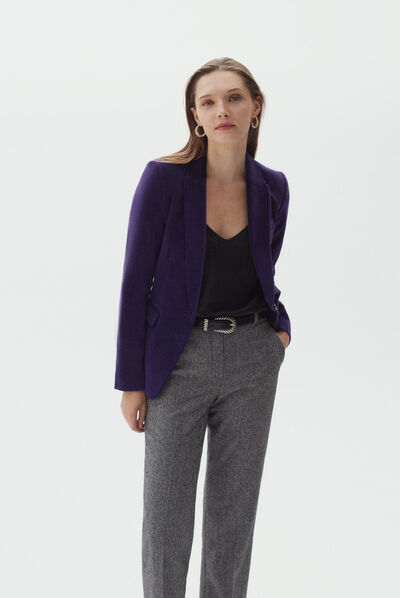 blazer aurora prune femme