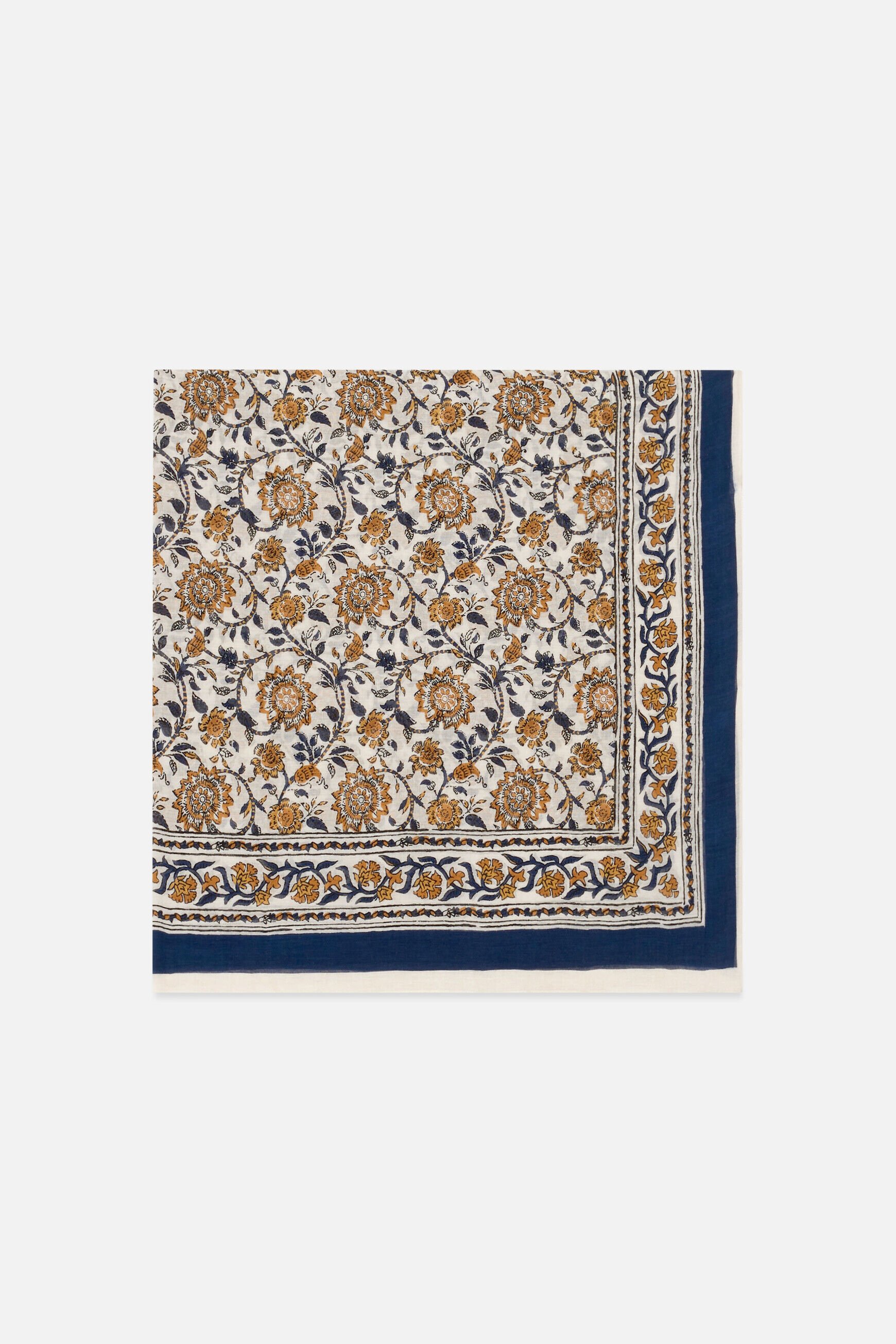 Foulard Lindie bleu marine femme