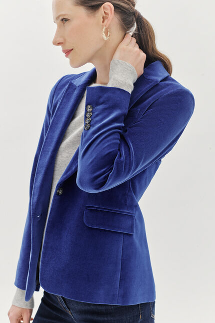 blazer aurora bleu roi femme