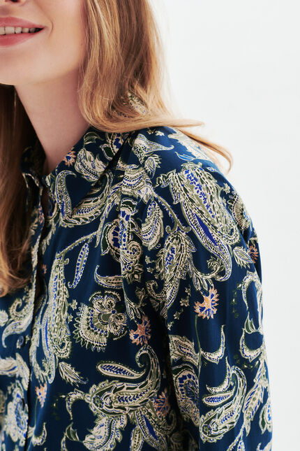 Chemise Jessica2 bleu marine femme