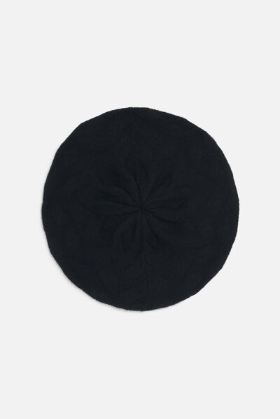 Beret berra noir femme