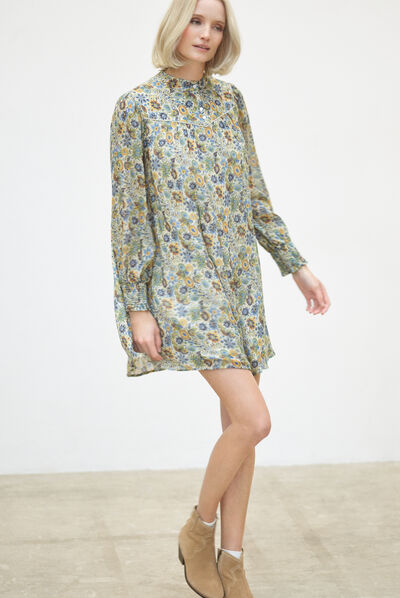 robe anderson jaune clair femme